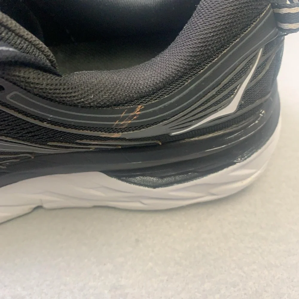 Hoka One One Bondi 7 Shoes Mens Size 10.5 Black Cushioned Running Sneakers
